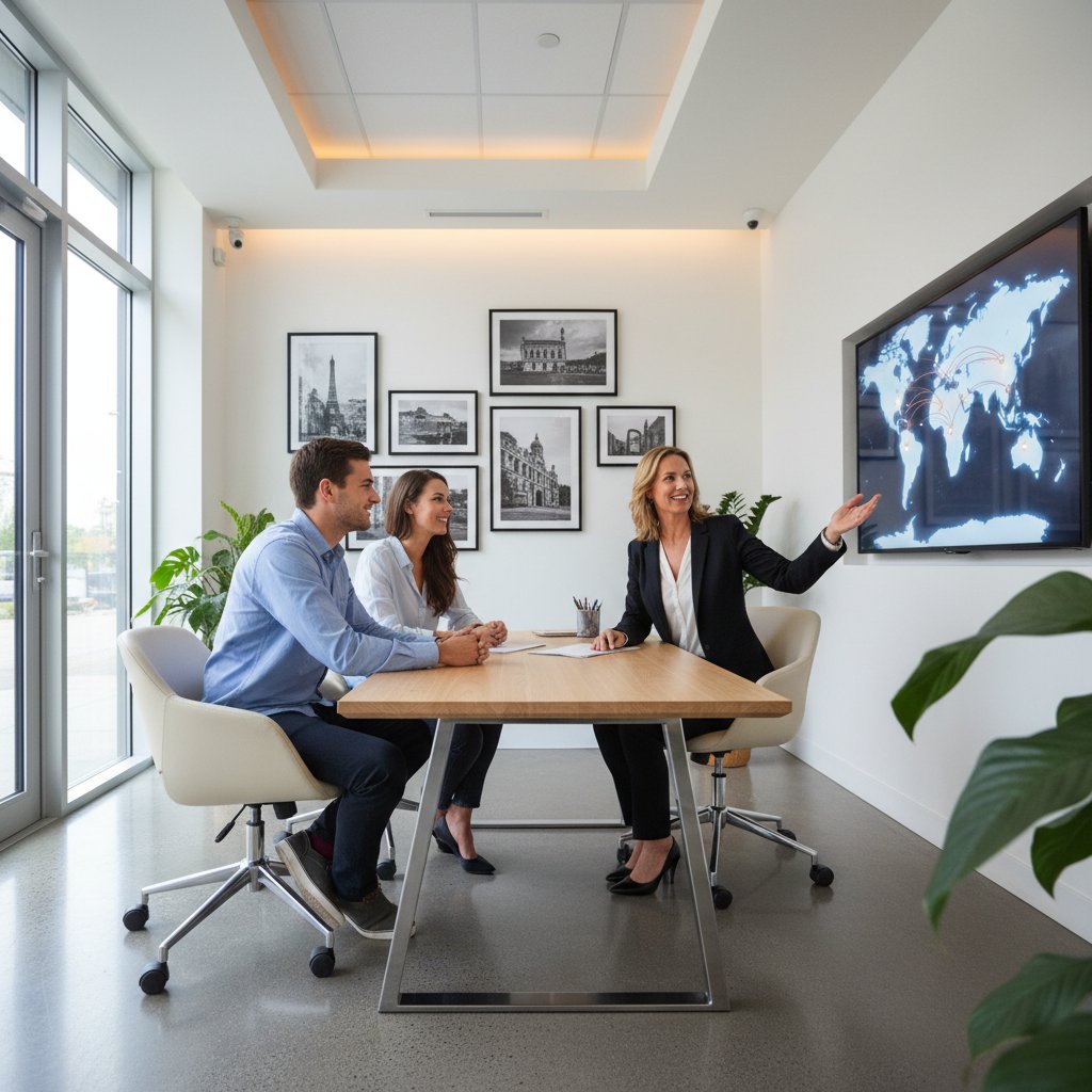 Betterspaceboard travel agency office in London